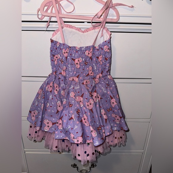 Little Foxtrot Mickey Minnie cotton candy dress size 5 EUC - Picture 2 of 2